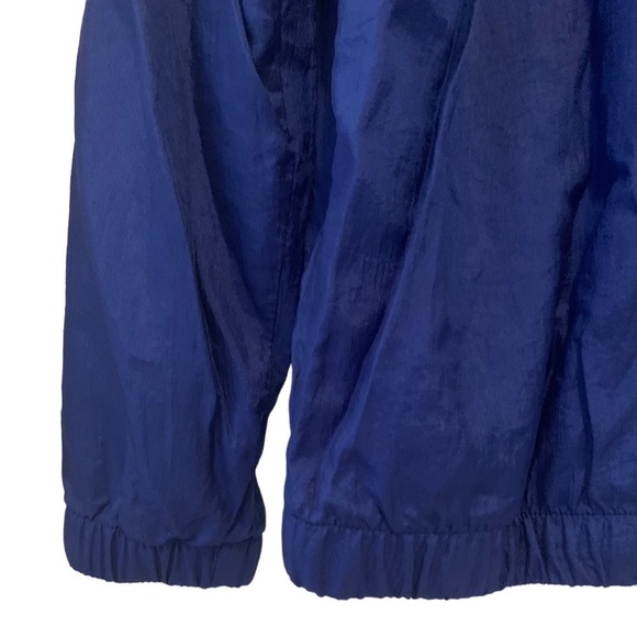 CHAMPION | Vintage Red White & Blue Warm Up Windbreaker | Size L - Picture 10 of 12